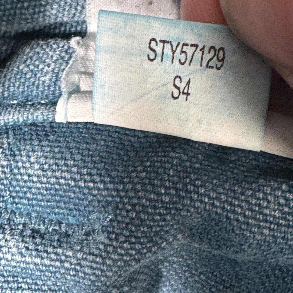 Patagonia High-Waist Denim-Look Blue Shorts - Picture 8 of 11